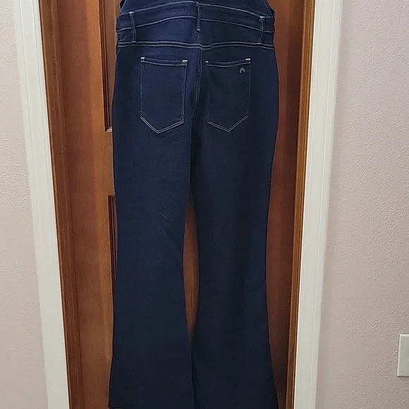 Porter Blue Organic Cotton Bonnie Bibb Classic Blue Denim Overalls - Picture 7 of 13